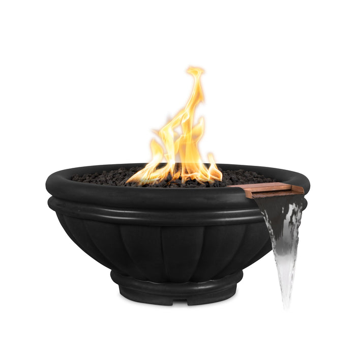 The Outdoor Plus 26" Round Roma Fire & Water Bowl - GFRC Concrete