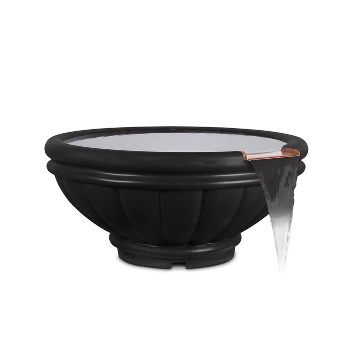 The Outdoor Plus Round Roma Water Bowl - GFRC Concrete