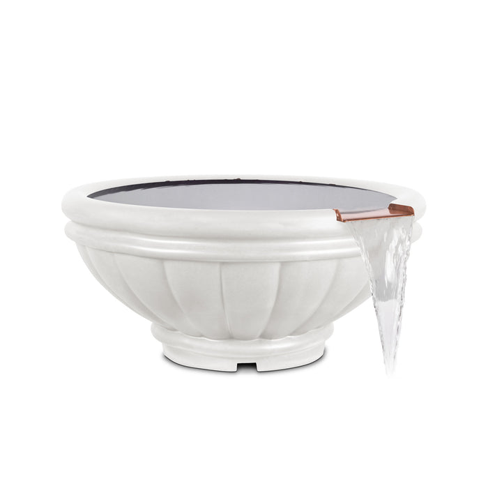 The Outdoor Plus Round Roma Water Bowl - GFRC Concrete