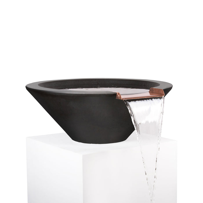 The Outdoor Plus Round Cazo Water Bowl - GFRC Concrete