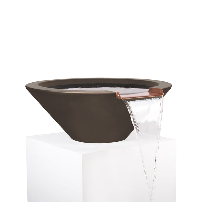 The Outdoor Plus Round Cazo Water Bowl - GFRC Concrete