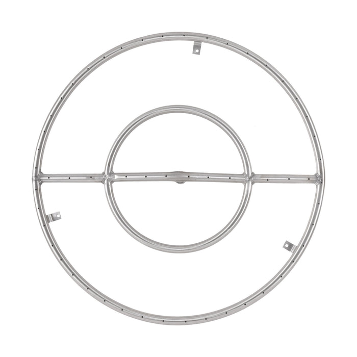 The Outdoor Plus Round Stainless Steel Burner