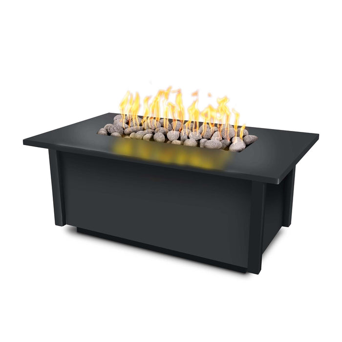 The Outdoor Plus 60" Rectangular Salinas Fire Table - Powder Coated Metal