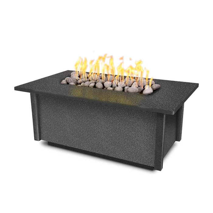 The Outdoor Plus 60" Rectangular Salinas Fire Table - Powder Coated Metal