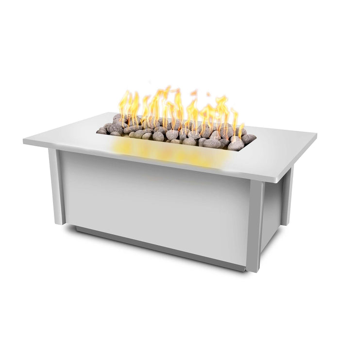 The Outdoor Plus 60" Rectangular Salinas Fire Table - Powder Coated Metal