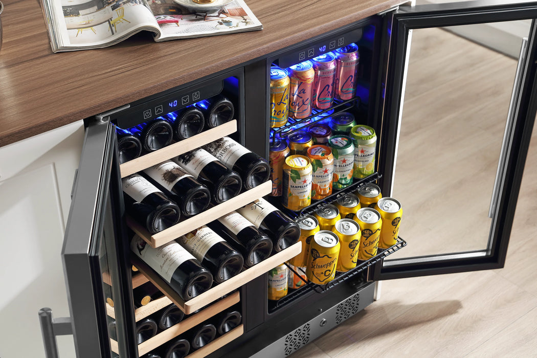 Empava Dual Zone Wine Cooler & Beverage Fridge