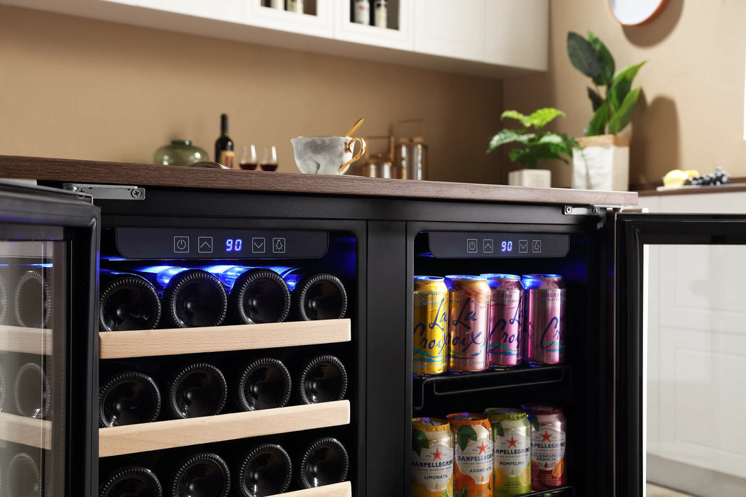 Empava Dual Zone Wine Cooler & Beverage Fridge