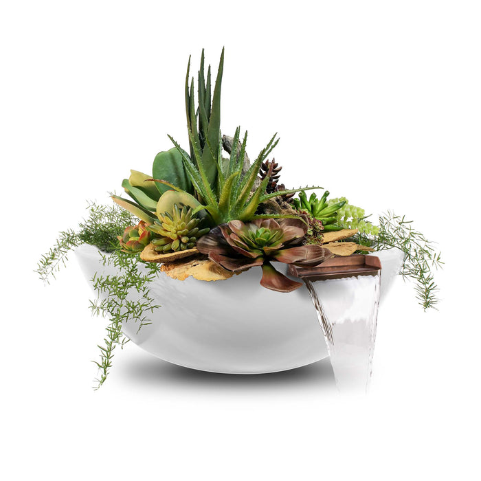 The Outdoor Plus Round Sedona Planter & Water Bowl - GFRC Concrete