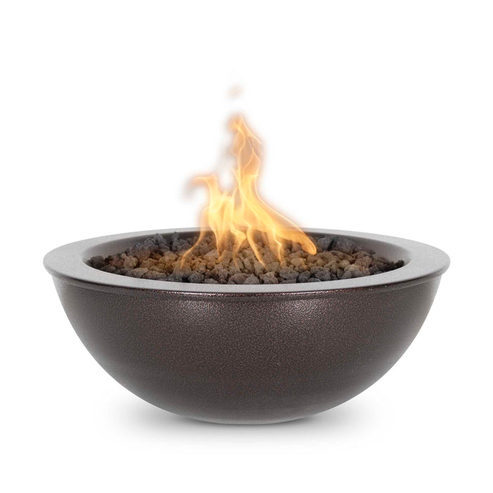 The Outdoor Plus Round Sedona Fire Bowl - Powder Coated Metal