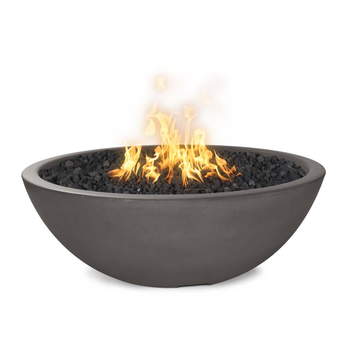 The Outdoor Plus 60" Round Sedona Fire Pit Narrow Ledge - GFRC Concrete - Natural Gas