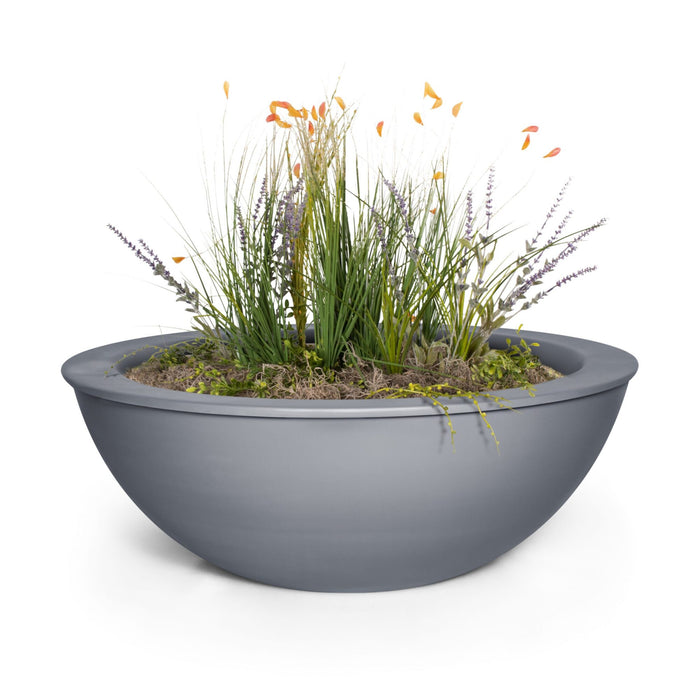 The Outdoor Plus Round Sedona Planter Bowl - Powder Coated Metal