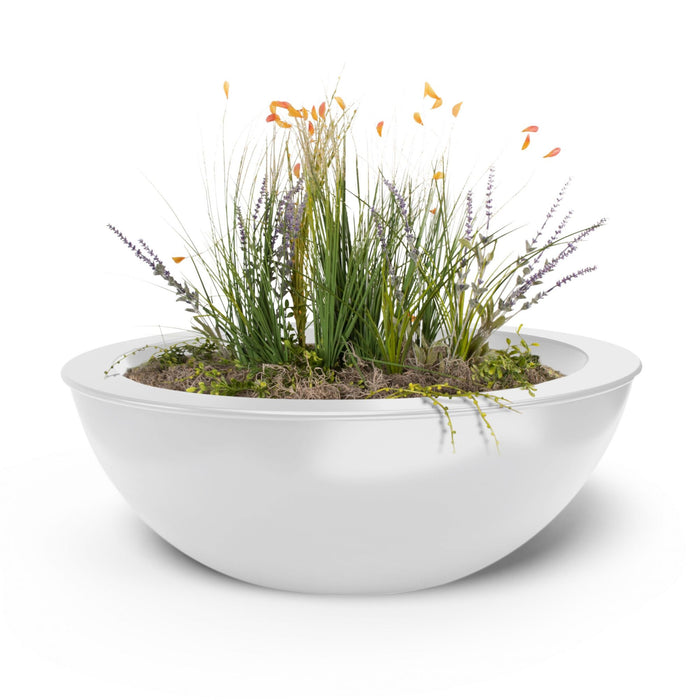 The Outdoor Plus Round Sedona Planter Bowl - Powder Coated Metal