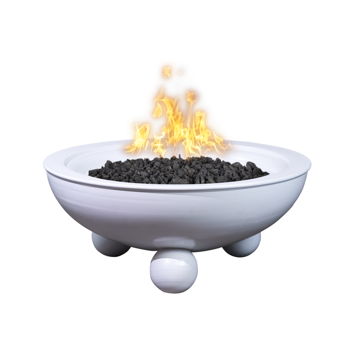 The Outdoor Plus 36" Sedona Powder Coated Fire Bowl with Round Legs