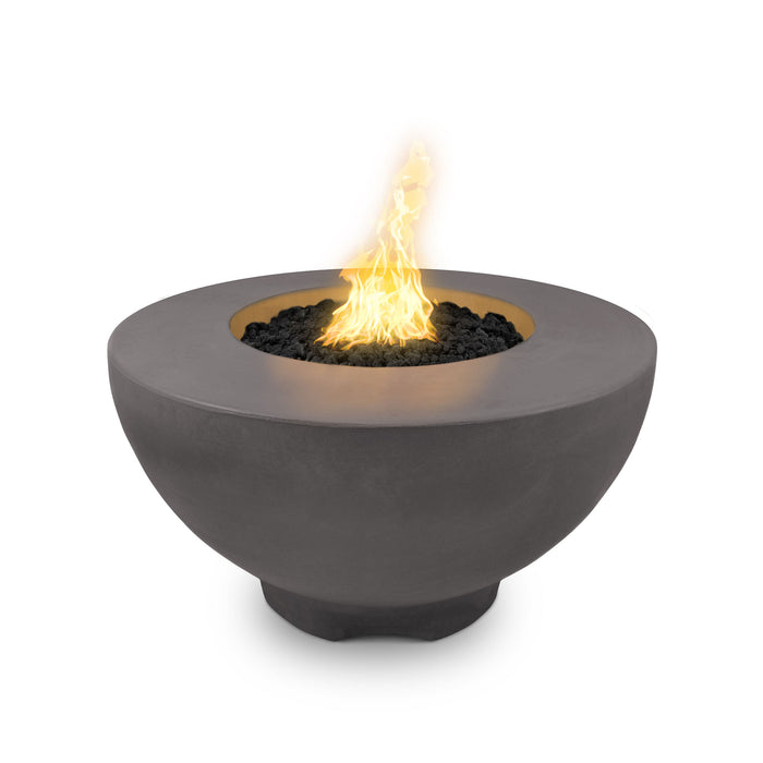 The Outdoor Plus 37" Round Sienna Fire Pit - GFRC Concrete - Liquid Propane