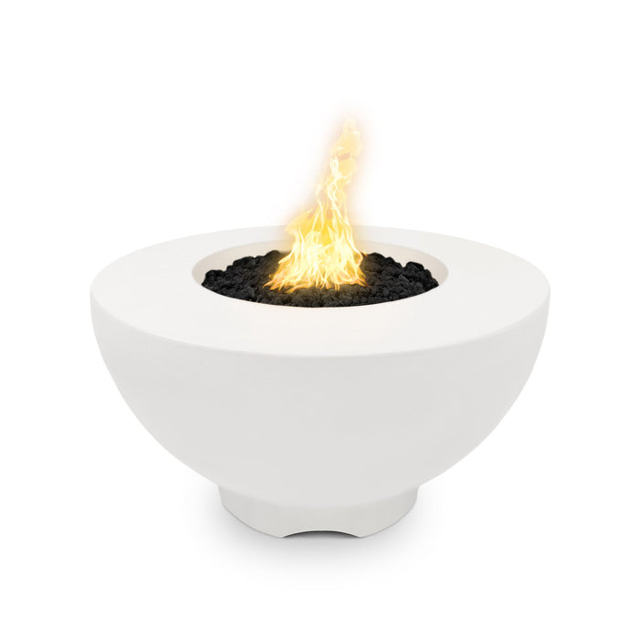 The Outdoor Plus 37" Round Sienna Fire Pit - GFRC Concrete - Natural Gas