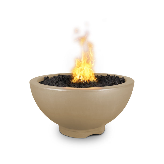 The Outdoor Plus 38" Round Sonoma Fire Pit - GFRC Concrete - Natural Gas