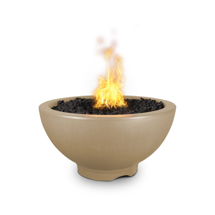 The Outdoor Plus 38" Round Sonoma Fire Pit - GFRC Concrete - Liquid Propane