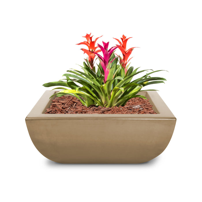 The Outdoor Plus Square Avalon Planter Bowl - GFRC Concrete