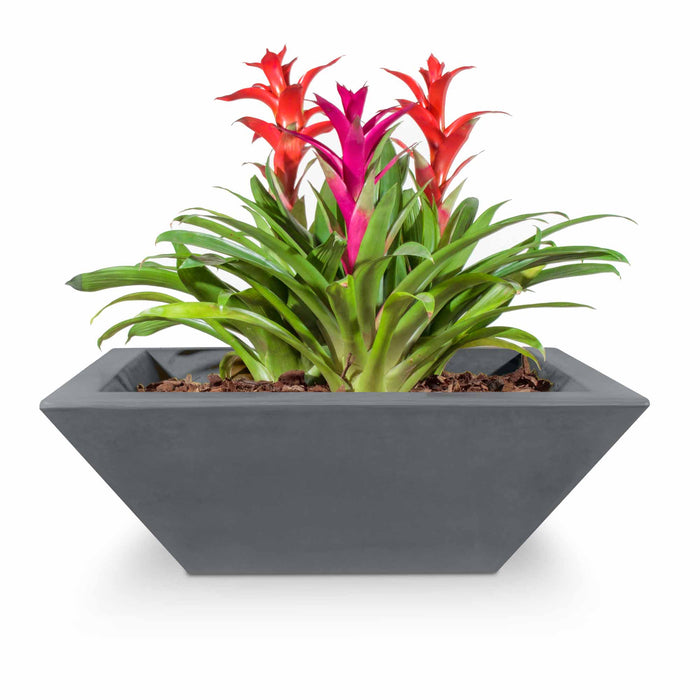 The Outdoor Plus Square Maya Planter Bowl - GFRC Concrete