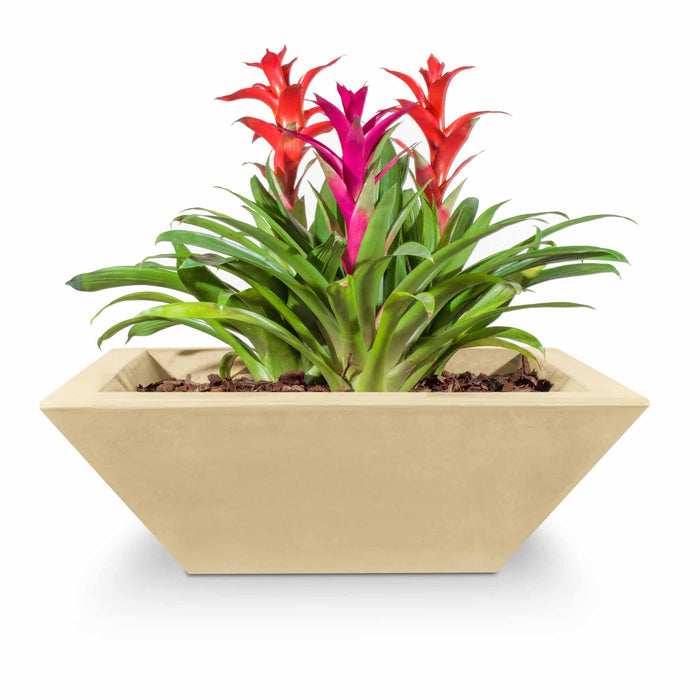 The Outdoor Plus Square Maya Planter Bowl - GFRC Concrete