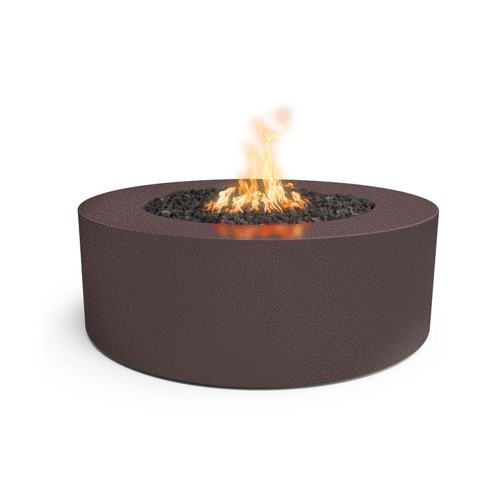 The Outdoor Plus 72" Round Unity 24" Tall Fire Pit - Powder Coated Metal