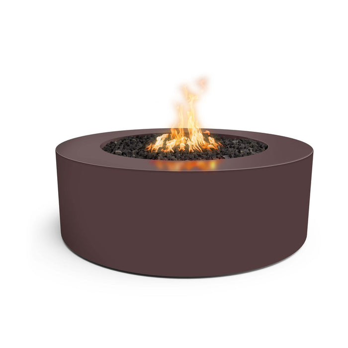 The Outdoor Plus 48" Round Unity 18" Tall Fire Pit - Powder Coated Metal