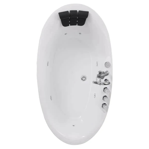 Empava 71 in. Whirlpool Freestanding Acrylic Bathtub