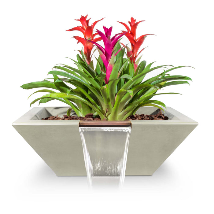 The Outdoor Plus Maya GFRC Planter & Water Bowl