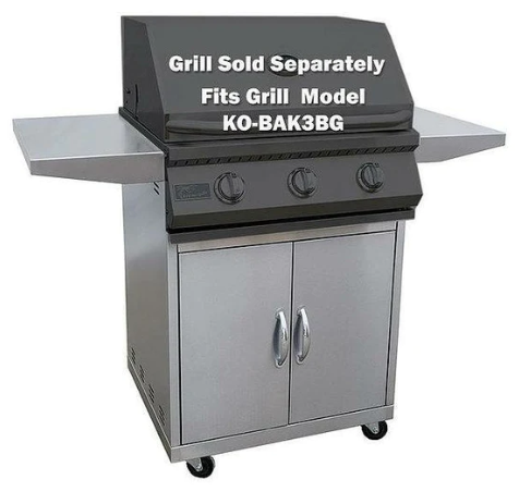 KoKoMo Grill Cart for Models 3 Burner Grill Cart Attachable Grill set