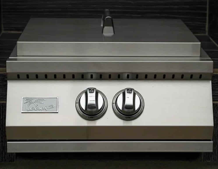 KoKoMo Grills Built-in Power Burner Removable Grate for Wok