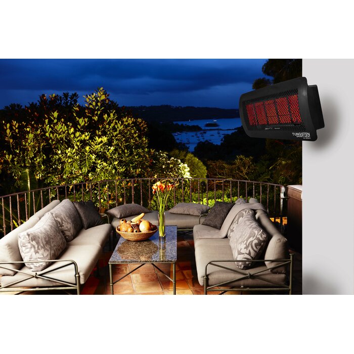 Tungsten 500 Radiant 43,000 BTU Natural Gas Ceiling Mounted Patio Heater